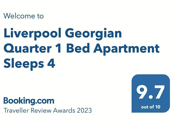 Liverpool Georgian Quarter 1 Bed Apartment Sleeps 4